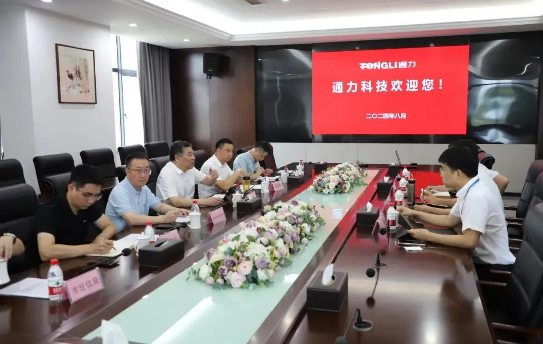 瑞安市委常委、副市長林政洪一行調研通力科技